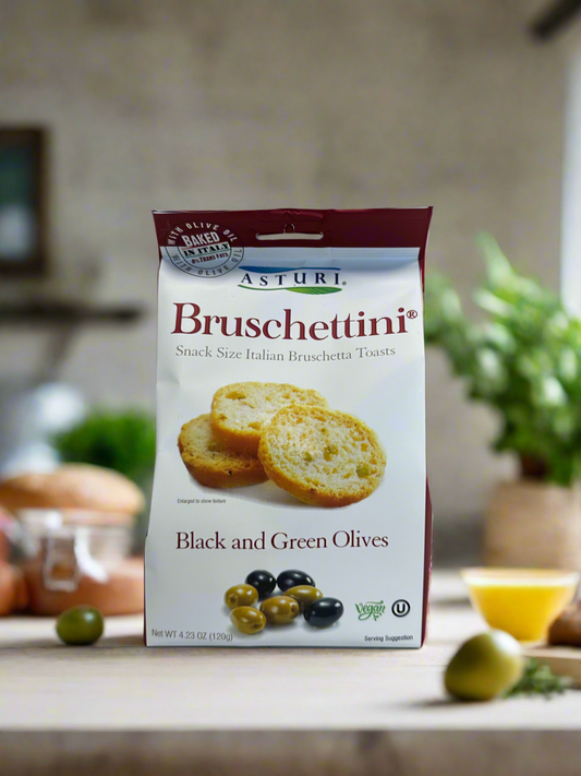 Asturi Bruschettini Black & Green Olive 4.23oz