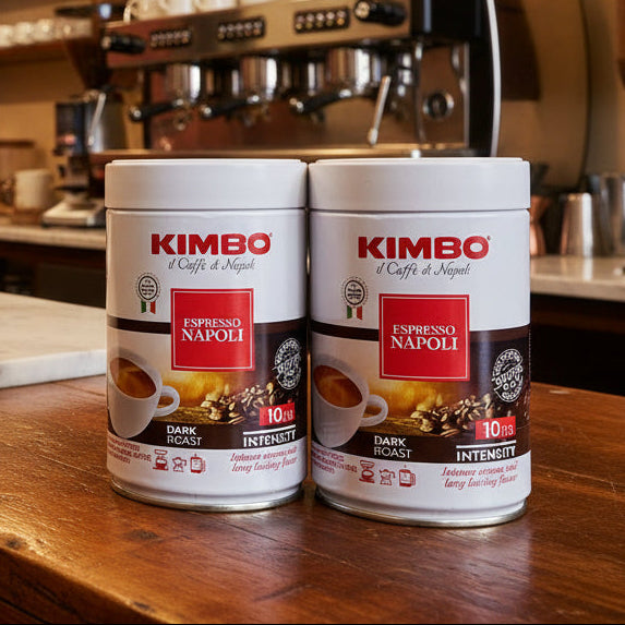 Kimbo Coffee Grounds “Espresso Napoli” 8.8oz 2pk
