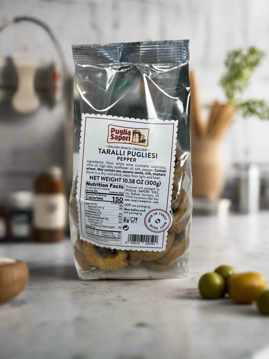 Puglia Sapori Pepper Taralli Pugliese 10.5oz