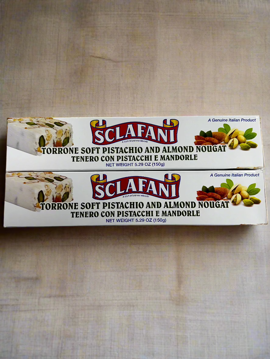 Sclafani Torrone Pistachio 5.29oz 2pk