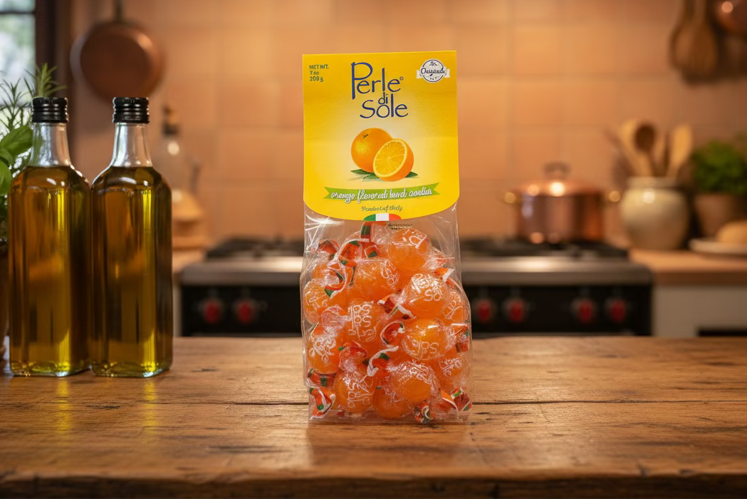 Perle Di Sole Orange Hard Candy