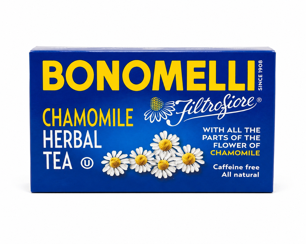 Bonomelli Filtrofiore Chamomile Herbal Tea – Caffeine Free, All Natural