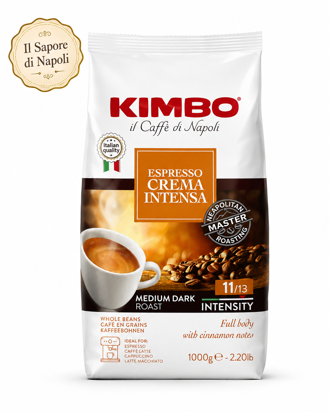 Kimbo “Crema Gusto” Coffee Beans 2.2lb