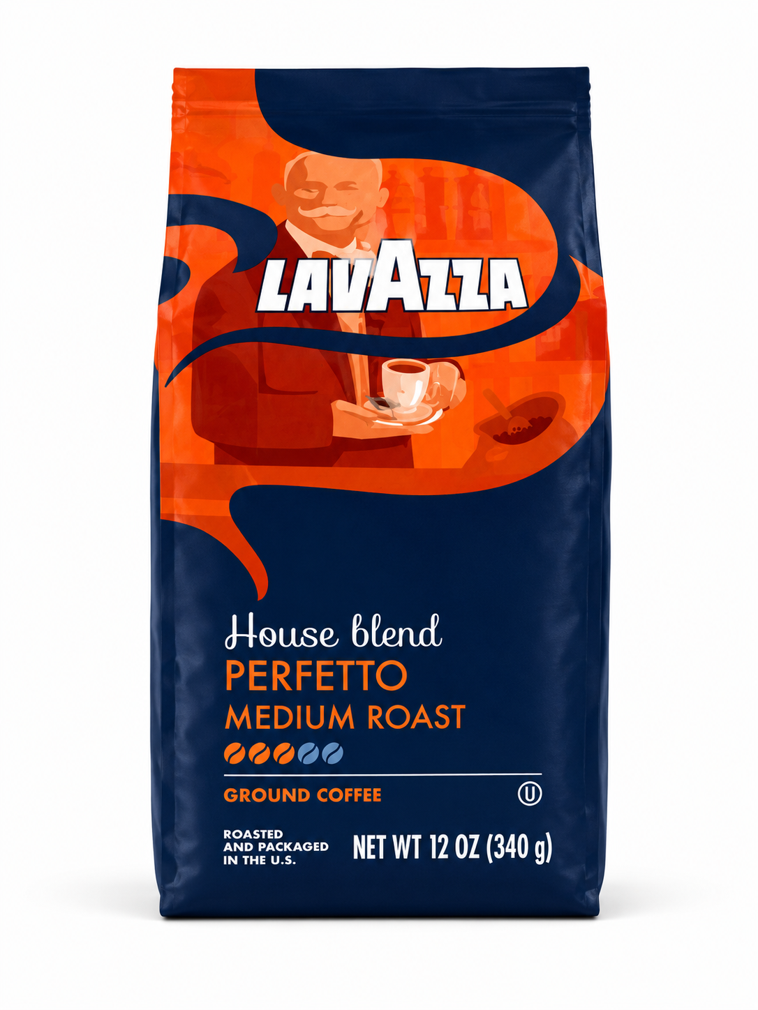 Lavazza House Blend Perfetto Medium Roast Ground Coffee – 12 oz