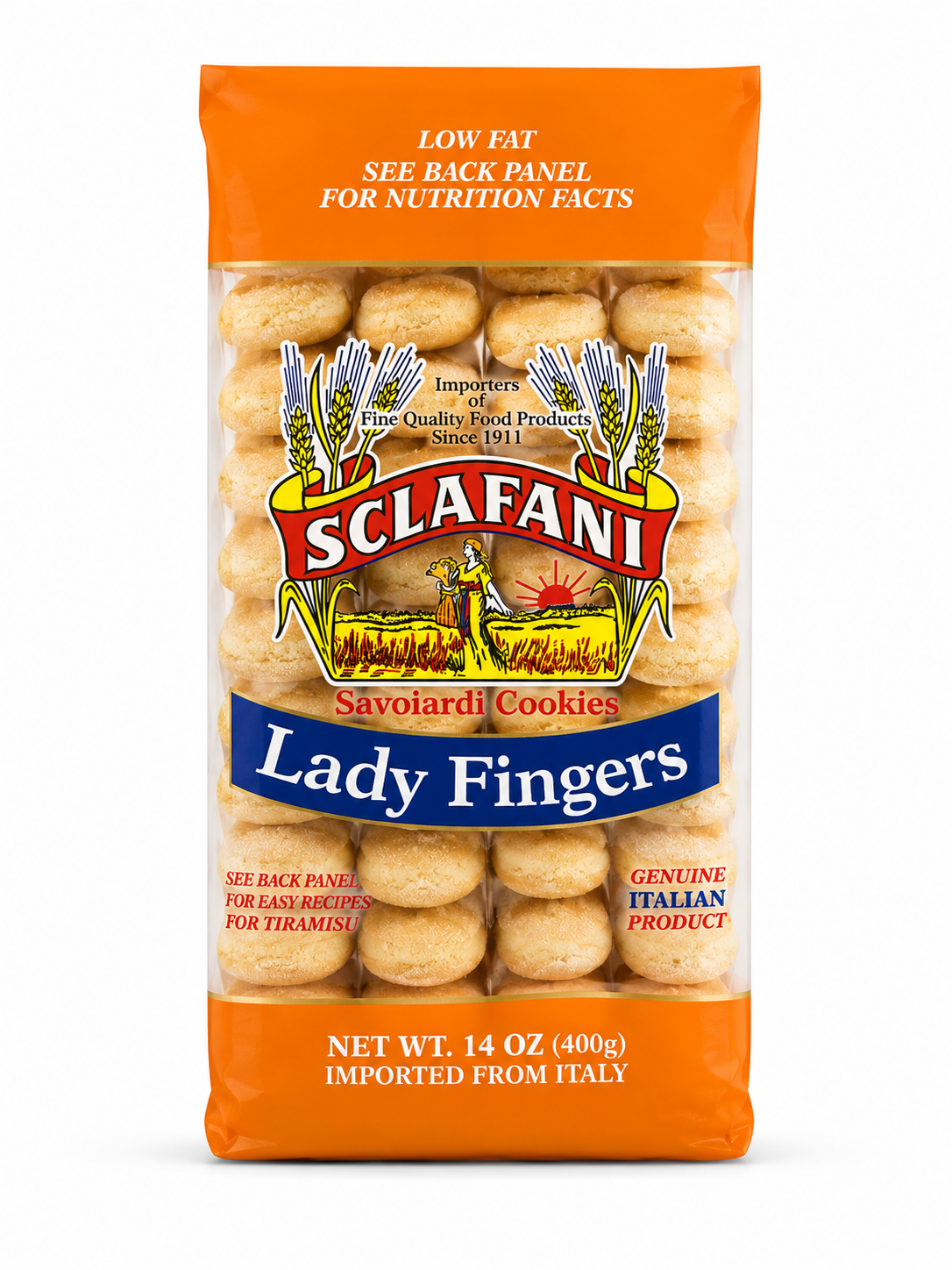 Sclafani Savoiardi Lady Fingers – Imported from Italy, 14 oz
