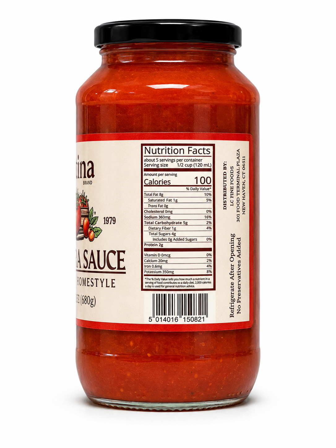 Kristina Brand Marinara Sauce 24oz