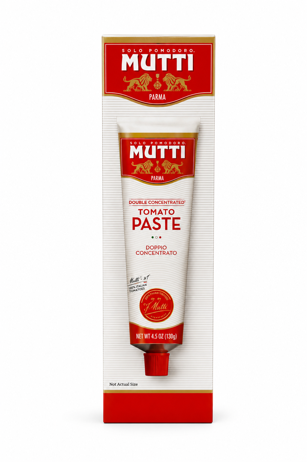 Mutti Double Concentrated Tomato Paste Tube – 4.5 oz
