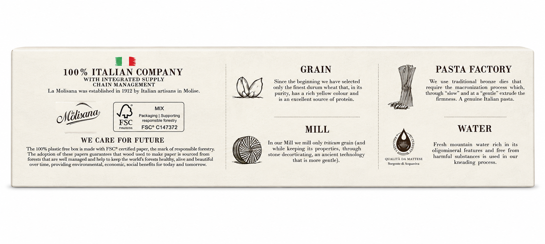 La Molisana Linguine No. 6 – Bronze Die Italian Pasta, 16 oz