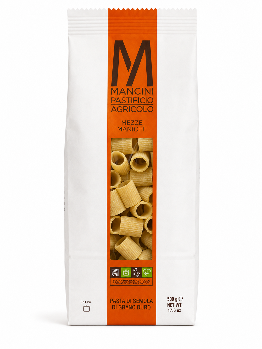 Mancini Pastificio Agricolo Mezze Maniche – 500g