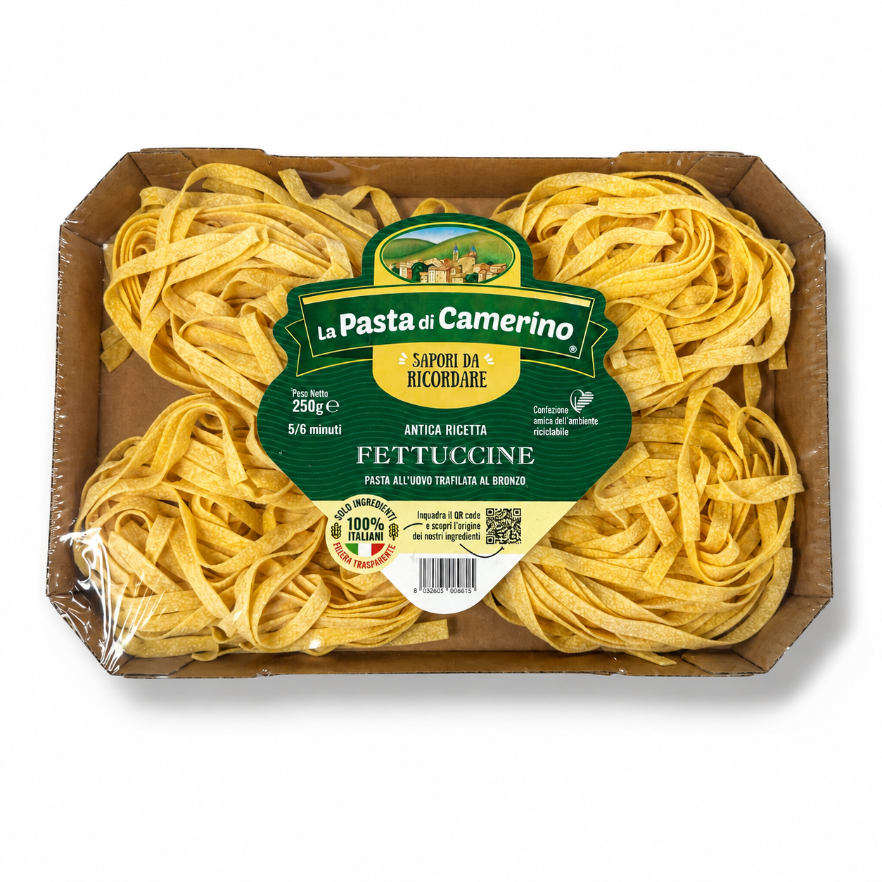 Pasta di Camerino Fettuccine – Traditional Italian Egg Pasta, 250g