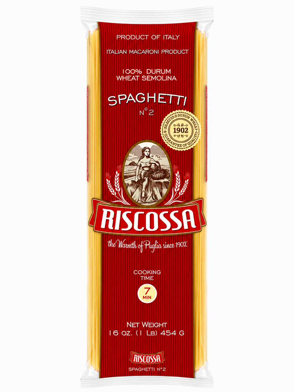 Riscossa Spaghetti N°2 – Italian Pasta, 1 lb