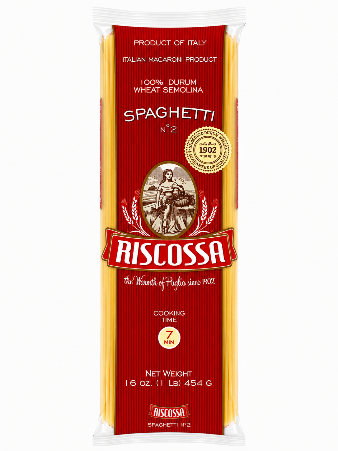 Riscossa Spaghetti N°2 – Italian Pasta, 1 lb