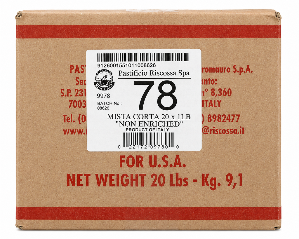 Riscossa Pasta Mista – 20 x 1 lb Case