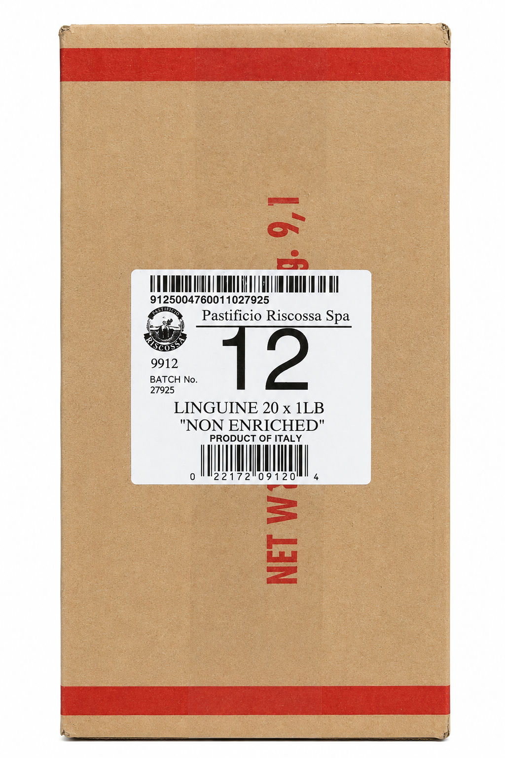 Riscossa Linguine No. 12 – 20 x 1 lb Case